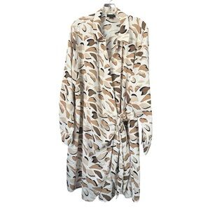 BOLD Elements By Ally Brooke Wrap Dress Midi Size 2X Women’s Long Sleeve
